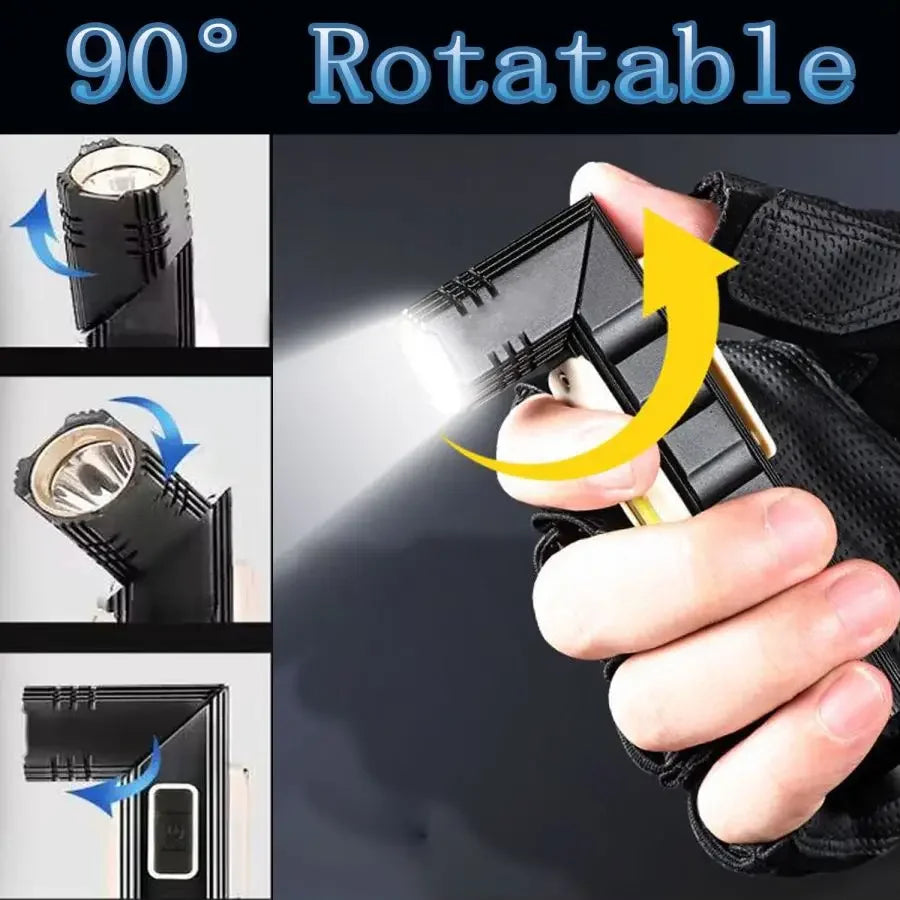 POCKETMAN 3800 Lumen Rechargeable LED Flashlight – 5 Modes
