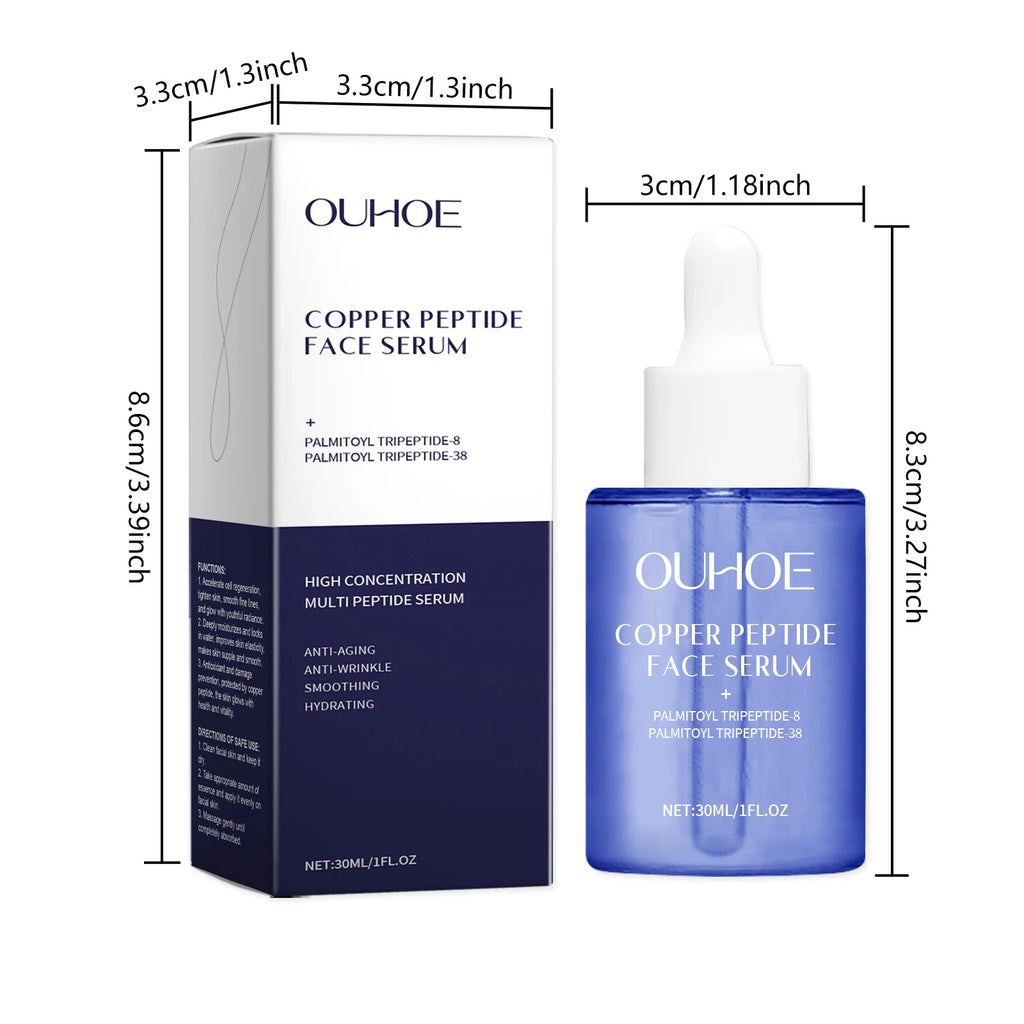 Copper Peptide Facial Serum – Firming & Anti-Aging | 30ml Face Serum Zpaxo