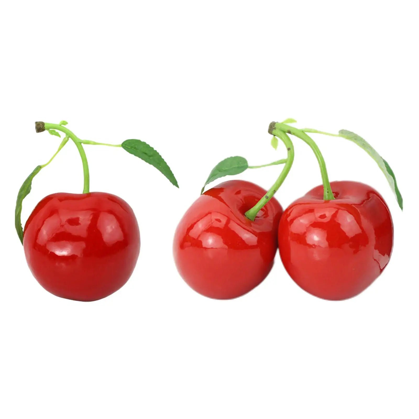 Simulation Cherry Tabletop Decoration Christmas Art Crafts Cognitive Zpaxo