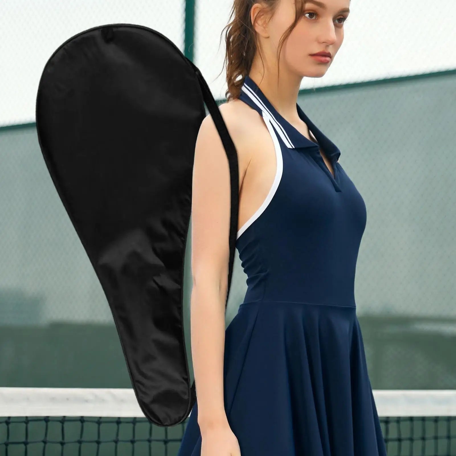 Tennis Racquet Bag Badminton Racket Organizer Tennis Racquet Carrying Pouch for Gym Competition Badminton Training Equipment Zpaxo