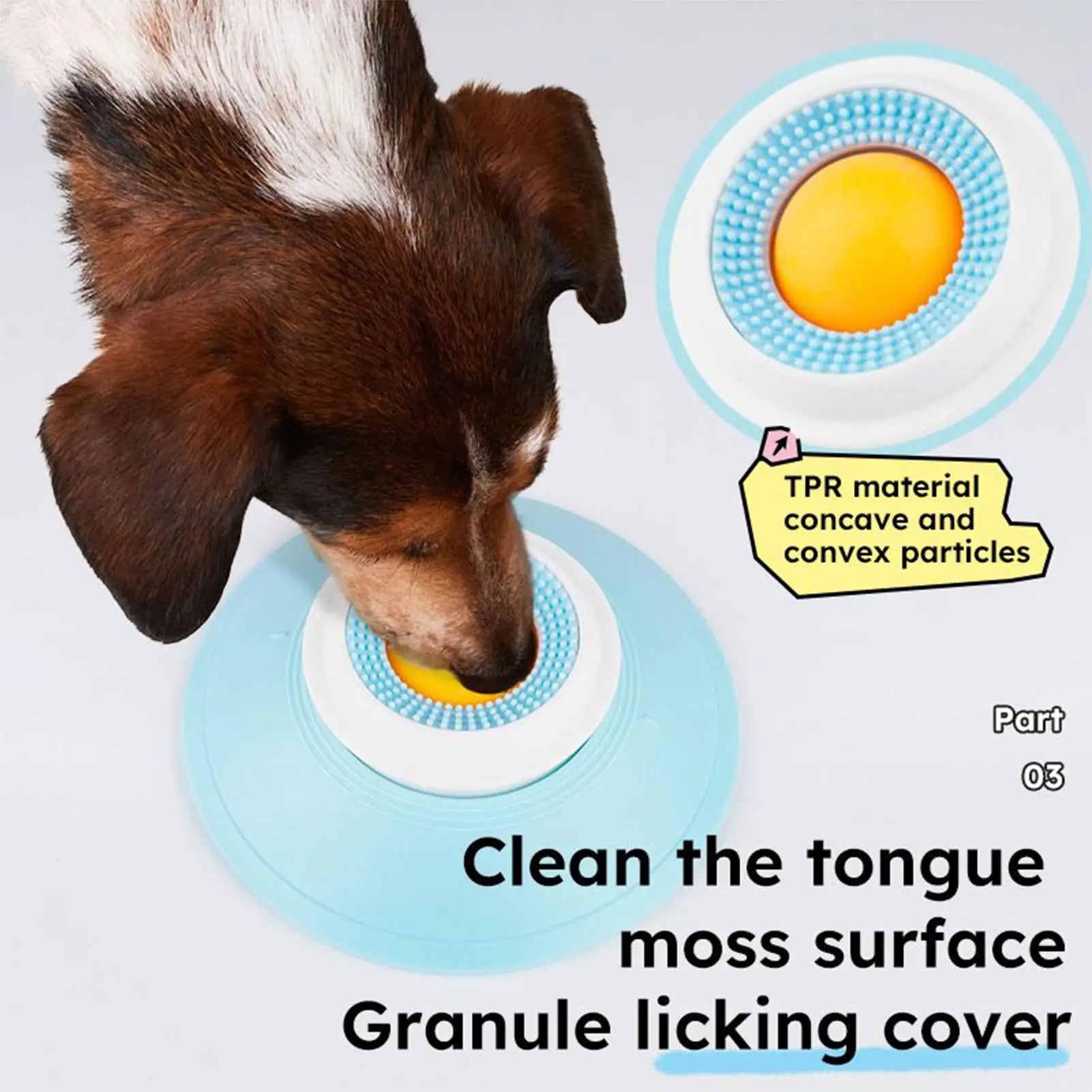 Dog Licking Mat Suction Cups Non Slip Slow Feeder Enrichment Toy