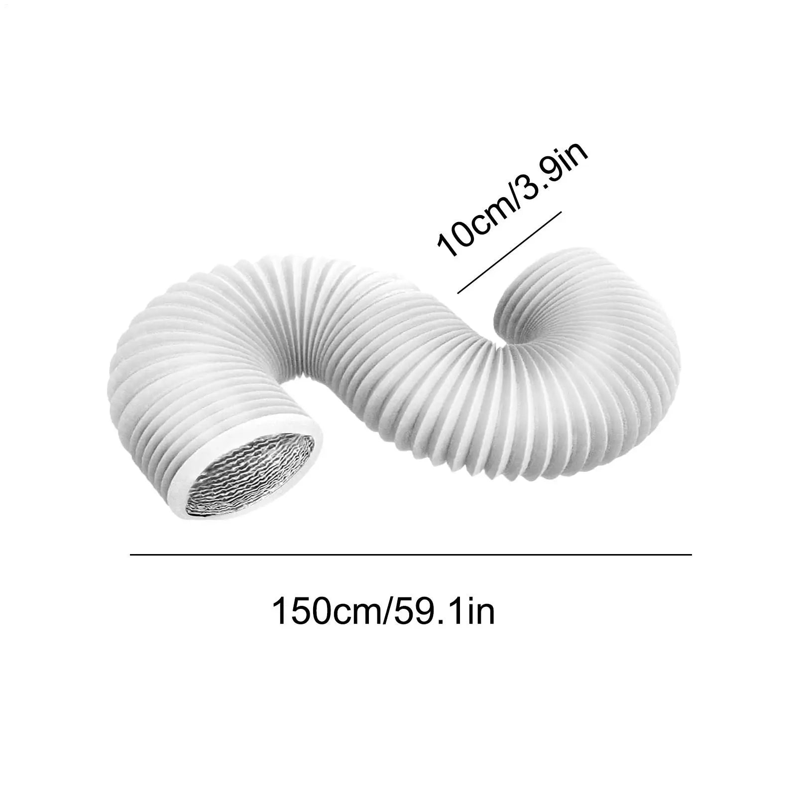 Dryer Vent Hose Air Conditioner Wall Mounted Connector Portable Ac Vent Wall Mount Connector with Hose for Home Kitchen Room Zpaxo