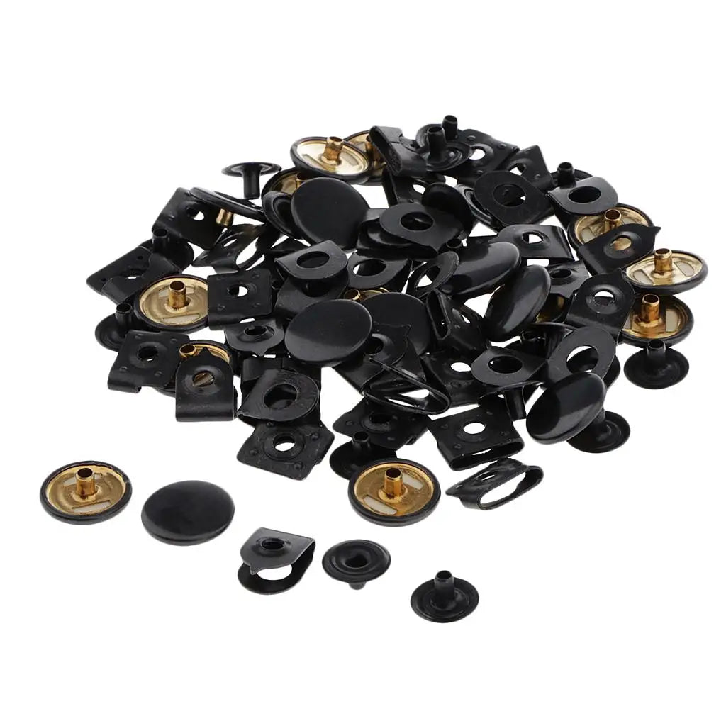 Sewing Hook Eye Closures 20 Sets Copper Metal Buttons for Clothes Skirt Trouser Repairs Zpaxo