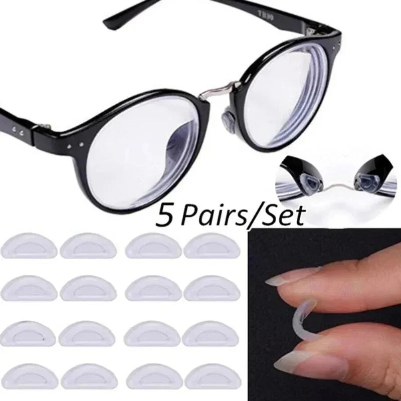 Silicone Anti-Slip Nose Pads for Glasses & Sunglasses
