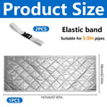 Air Conditioner Hose Cover Exhaust Dust Insulated Sleeve Portable AC
