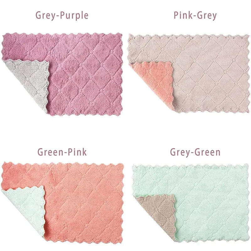 Microfiber Kitchen Dishcloths – Absorbent Cleaning Cloths