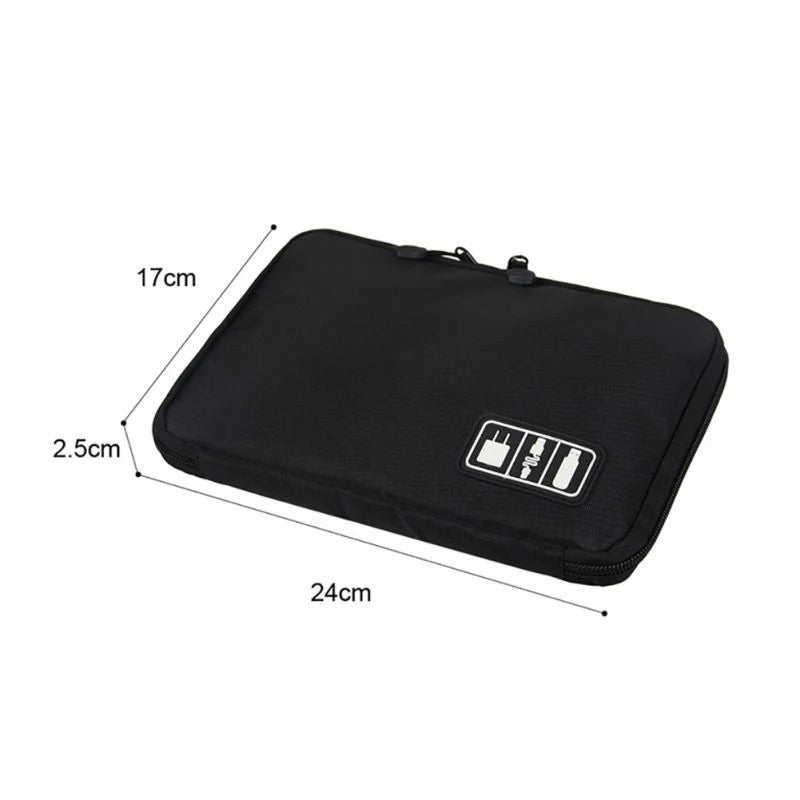 Large Capacity Portable Travel Waterproof Electronics Cable Organizer Zpaxo
