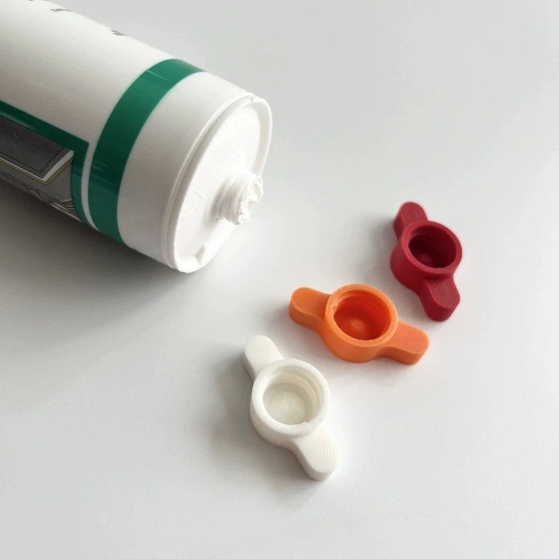 Silicone Sealant Caps 2-Pack – Gear-Type Caulk Tube Caps