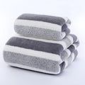 thick bath towel strong water absorption and quick drying non shedding durable Ultra Soft - very suitable for families beaches Zpaxo Grey 70x140cm