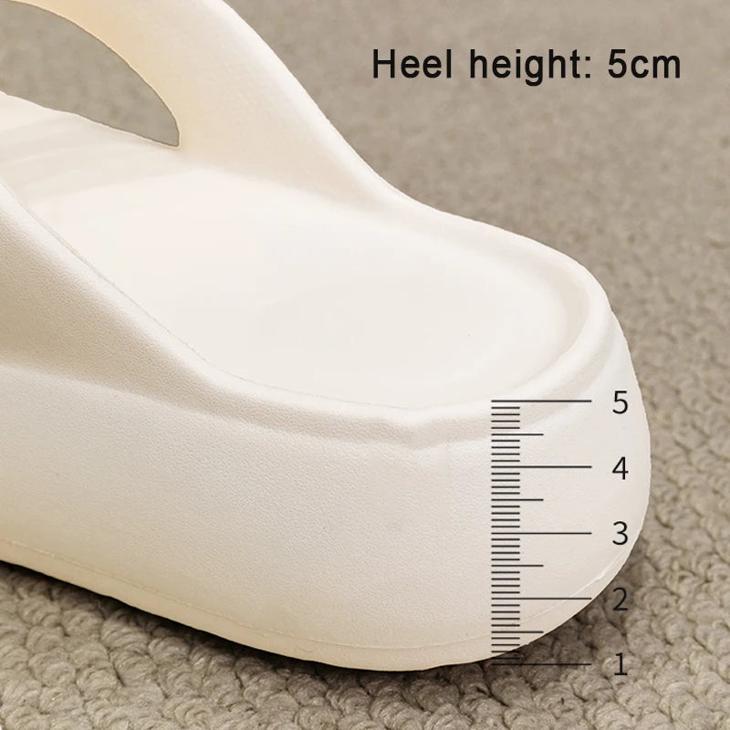 Summer Thick Bottom EVA Flip Flops Women Non Slip Platform Sandals