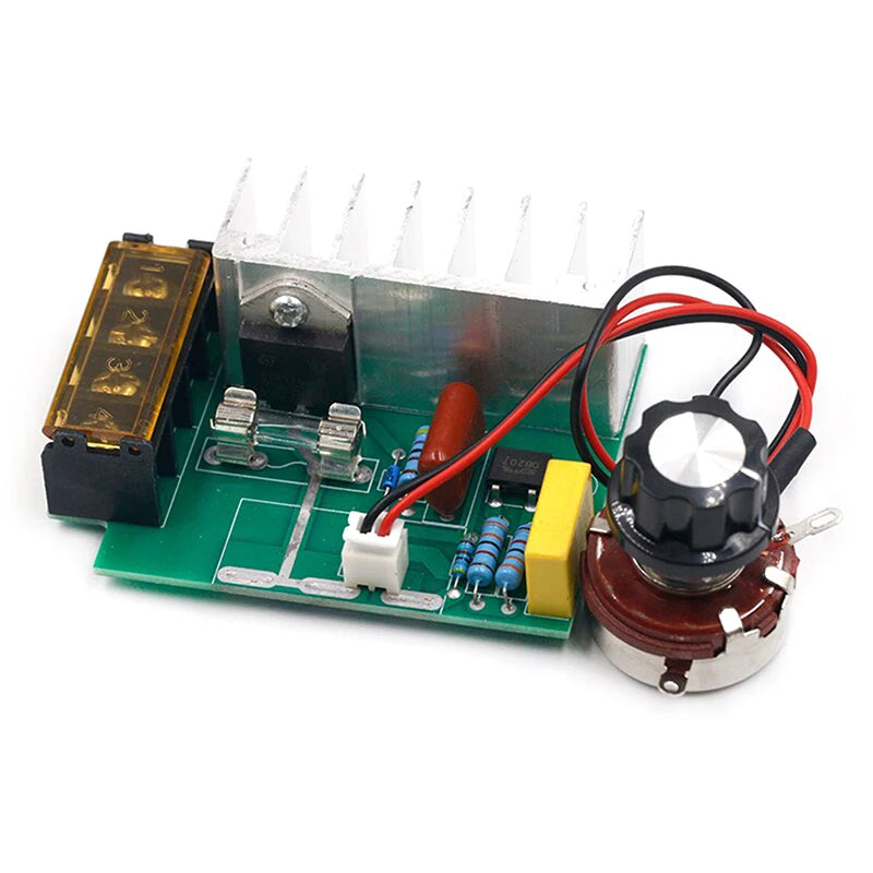 4000W 0-220V AC SCR Electric Voltage Regulator Motor Speed Controller Dimmers Zpaxo