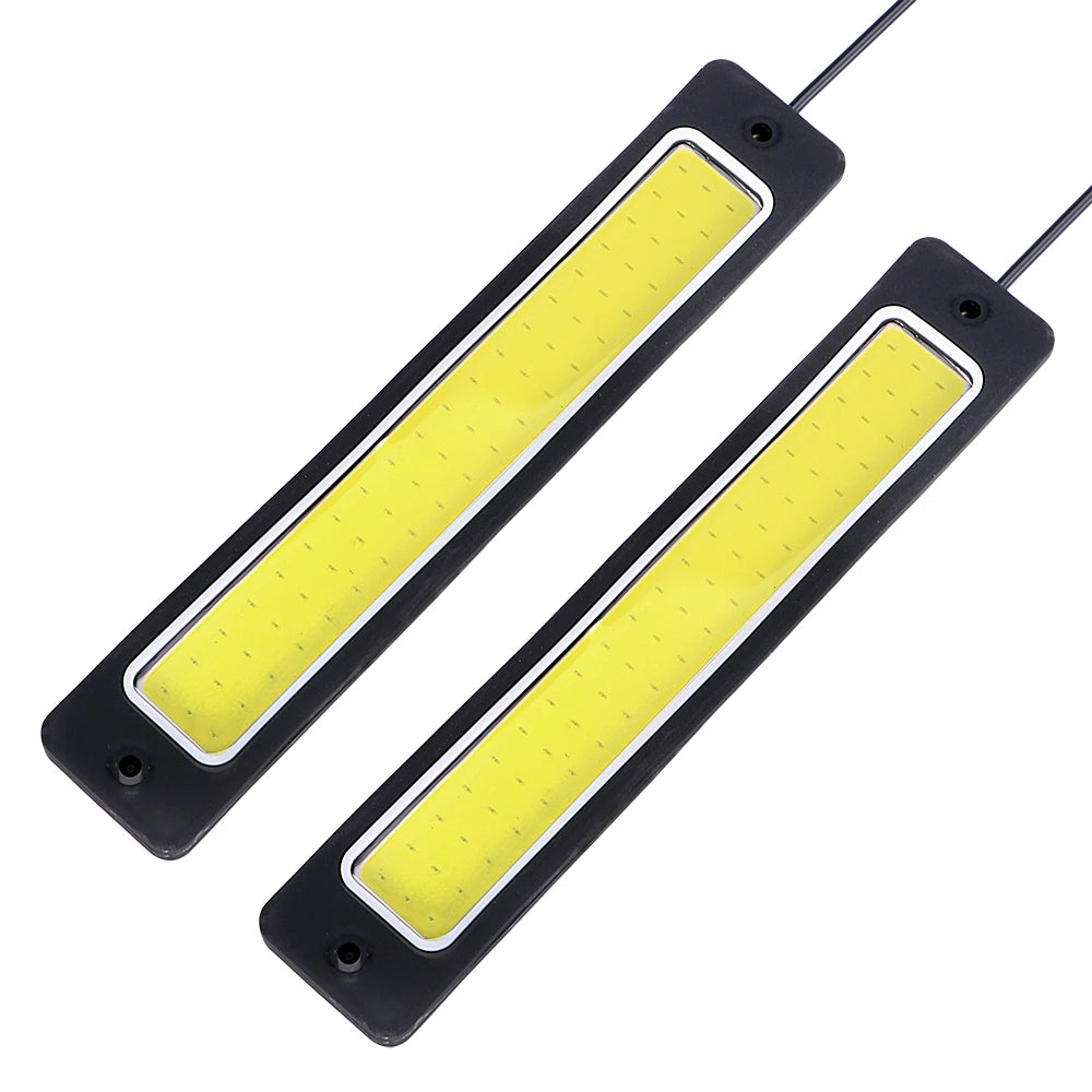 COB Bright Bendable Fog Lamp Flexible Reversing LED Car DRL Daytime