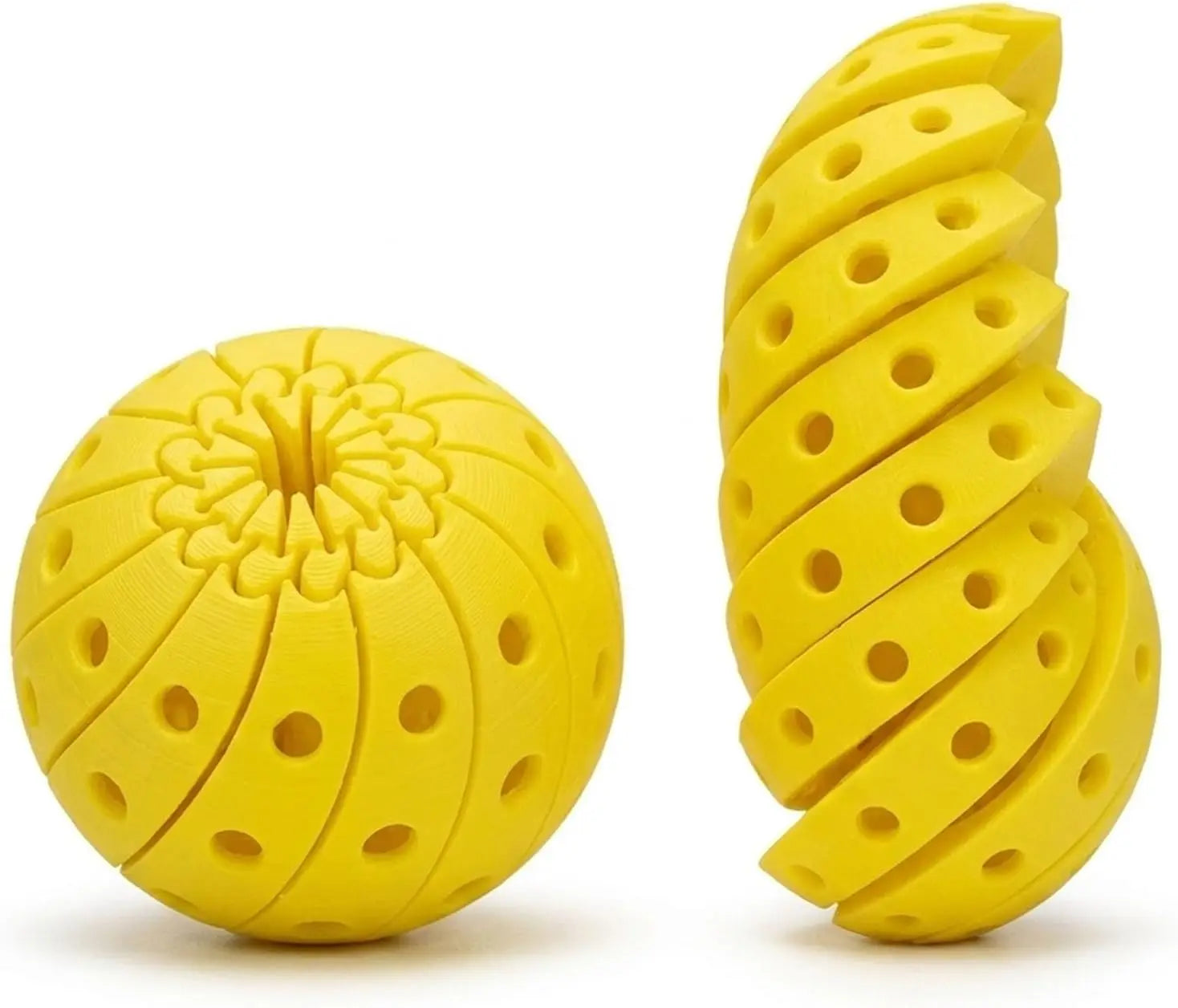 Baseball Fidget Ball 3D Printed Twist Turn Stress Relief Desk Relieve Zpaxo Cheese
