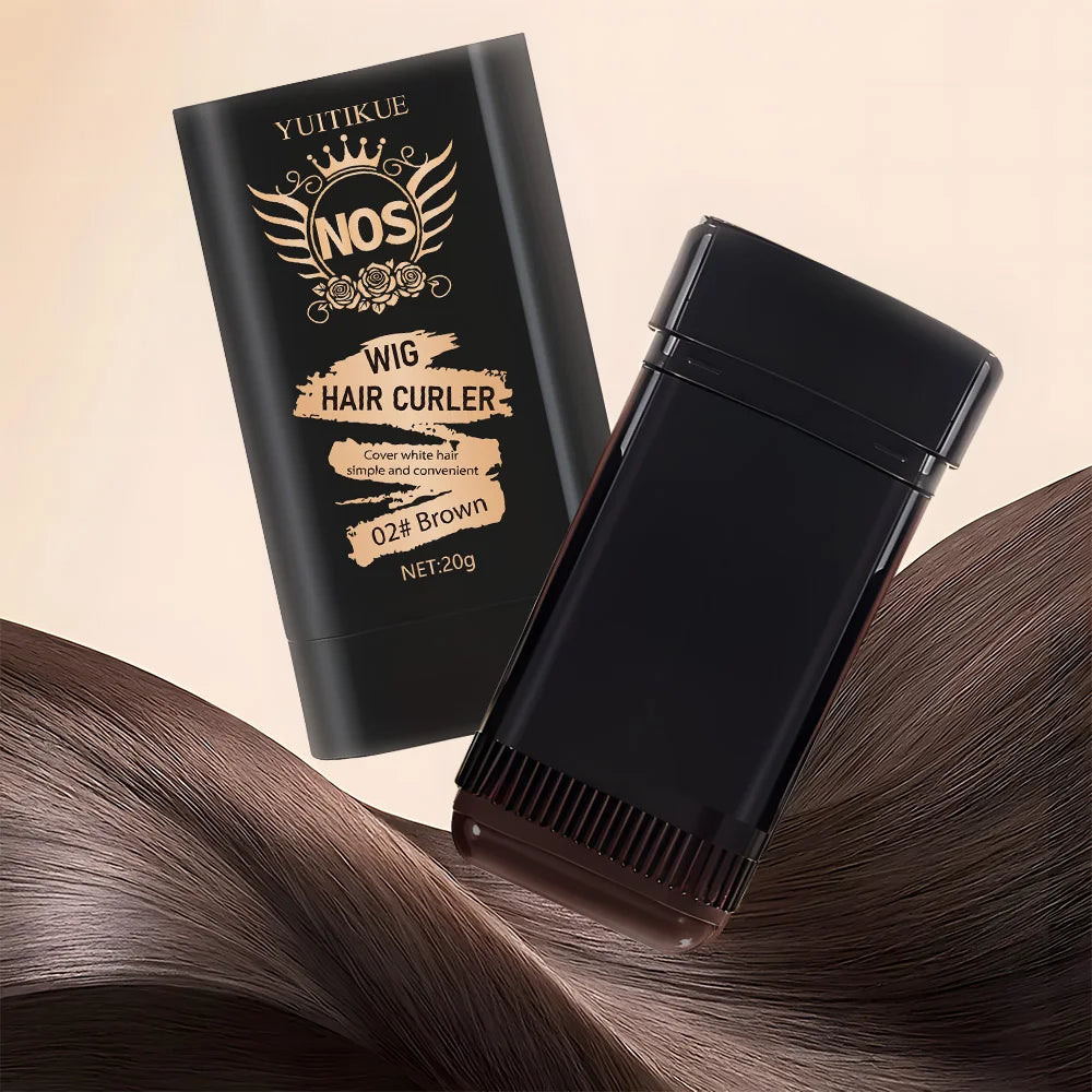 Brown Hair Dye Comb – Instant Gray Hair Touch-Up Stick Hair Dye Comb Zpaxo Default Title