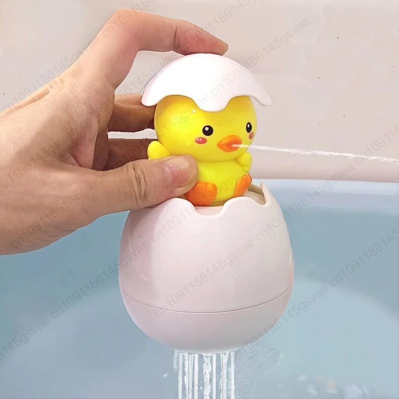 Dutora Baby Bath Toys – DIY Water Spray Toys for Toddlers 0–3 Baby Bath Toy Set Zpaxo duck shower toy