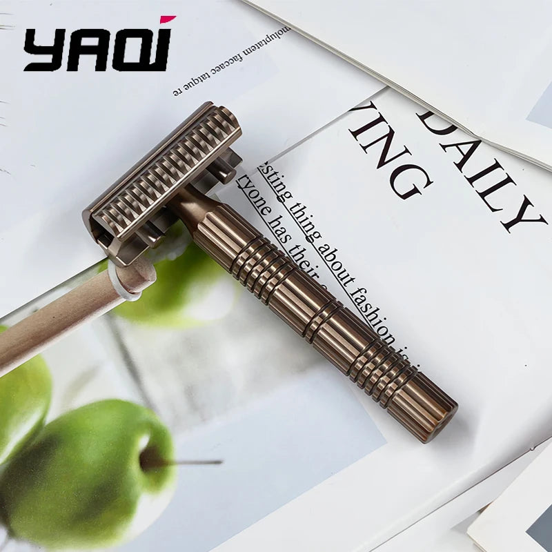 YAQI Vintage Bohemia 316 SS Adjustable Men's Safety Razor Adjustable Safety Razor Zpaxo