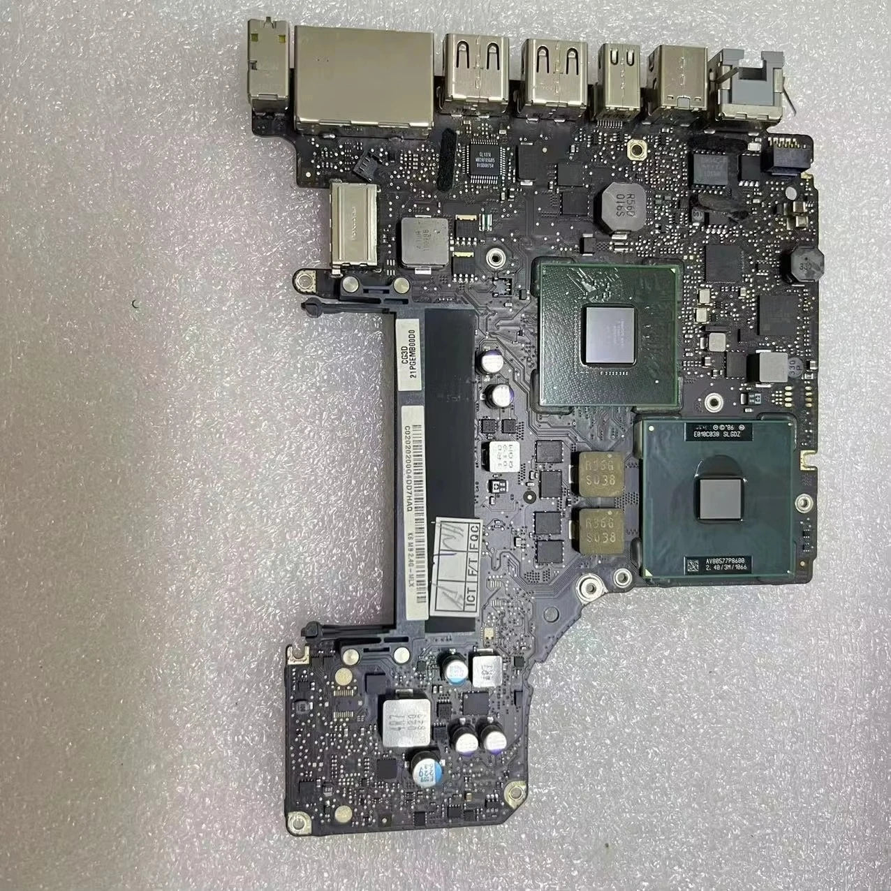 A1278 Motherboard Macbook 13 Logic Board 2010 820-2879-A 2 4Ghz P8600