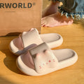 SHAJI Caramel Cartoon Cat Cloud Slides Summer Cool EVA Non Slip