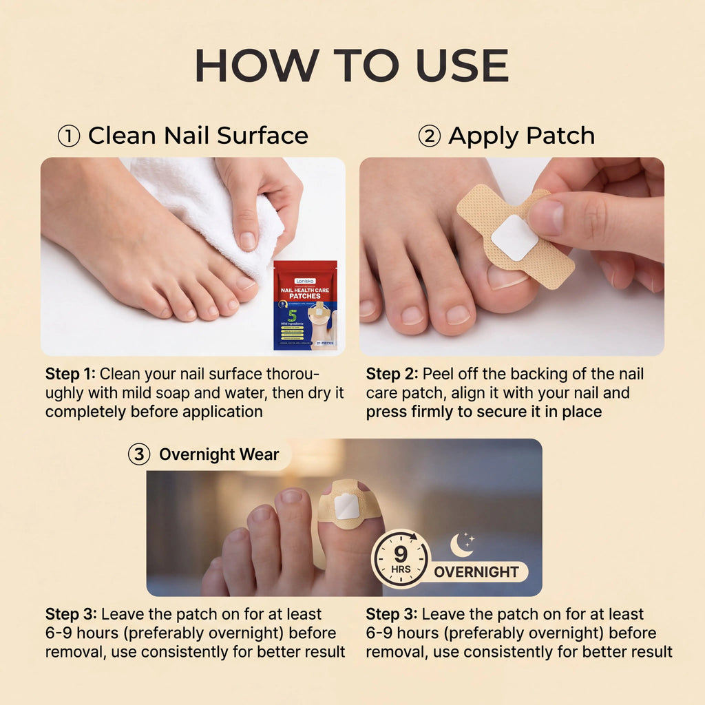 21pcs Nail Care Patches Long Lasting Moisturization Dry Skin Remedy Gentle Nourishing Brittle Nail Care Patches Eazy to Carry Zpaxo