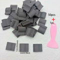Miniature Clay Roof Tiles for Dollhouse & DIY Model Buildings Miniature Craft Tiles Zpaxo gray