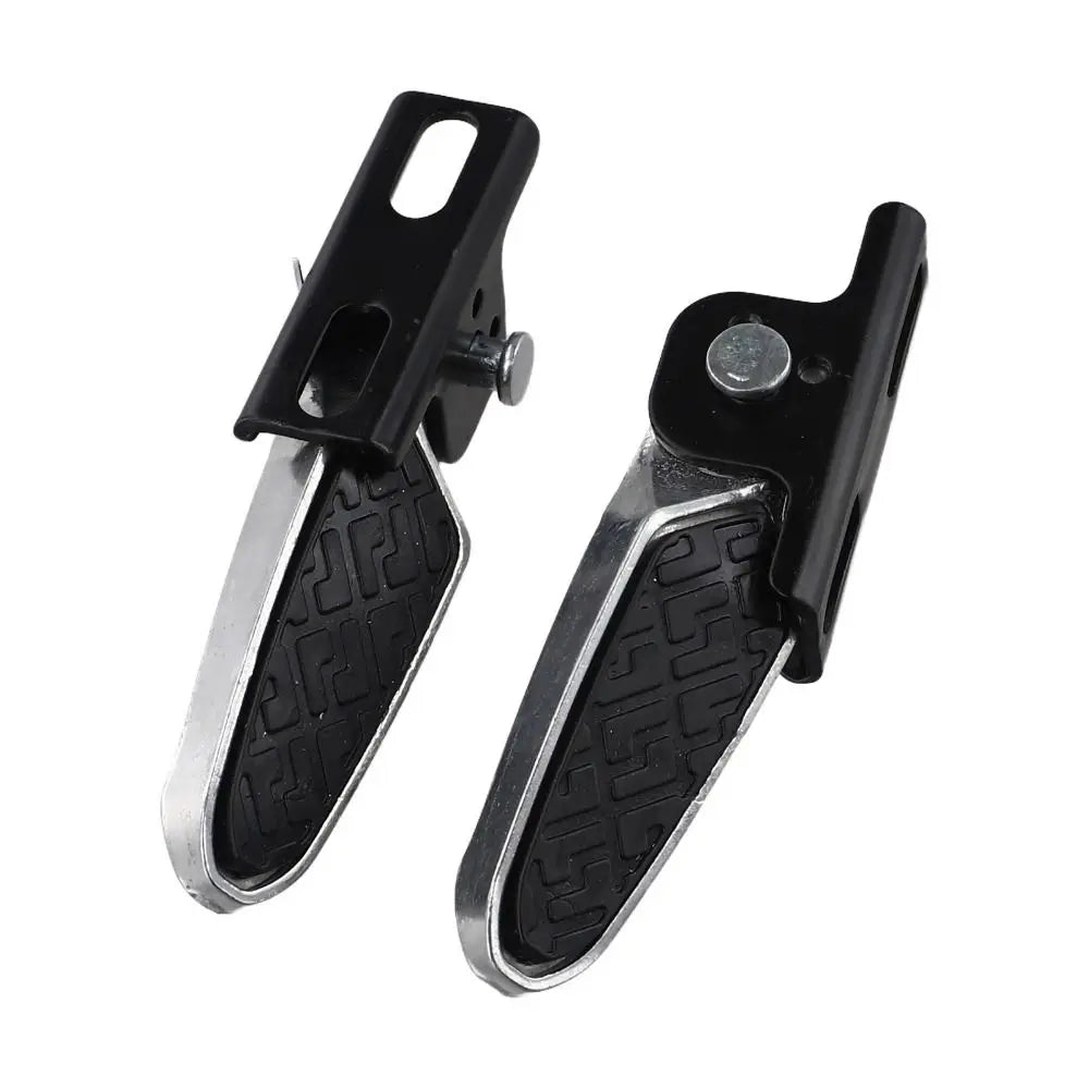 Thickened Aluminum Alloy Electric Vehicle Pedal Sturdy Strong Load-bearing Force Universal Foot Rest Pedal Wear-resistant Zpaxo