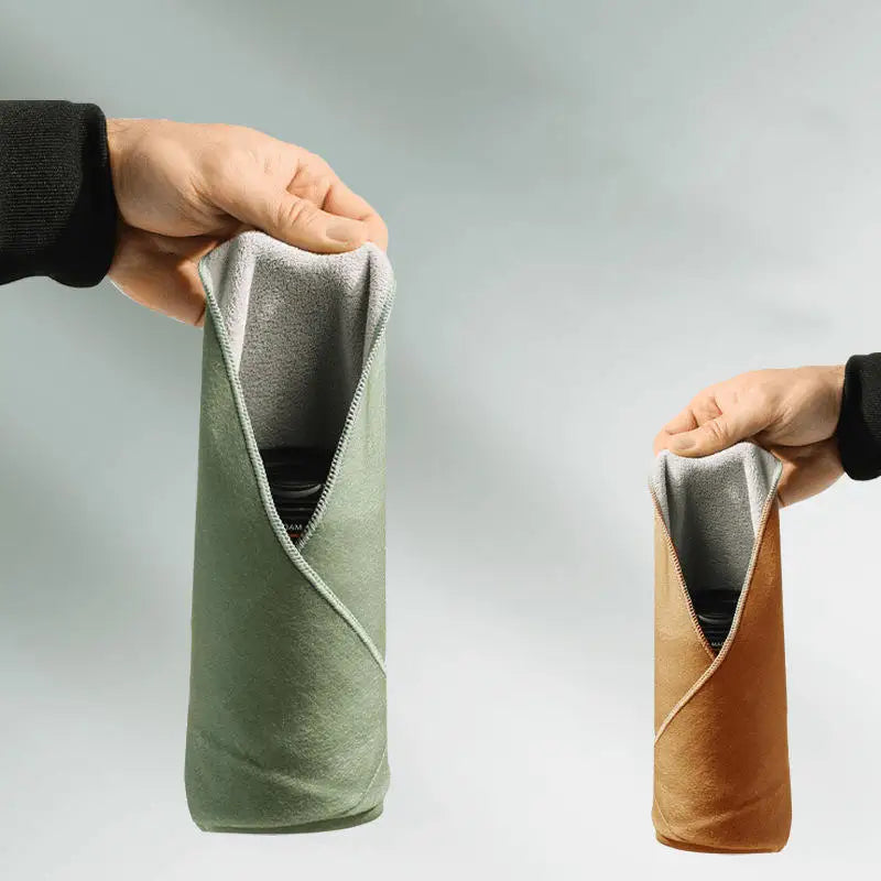 Folding Cloth Self-adhesive Camera Storage Bag Plush Anti Scratch Photography Camera Protective Wrap Soft Wrapping Cloth Zpaxo