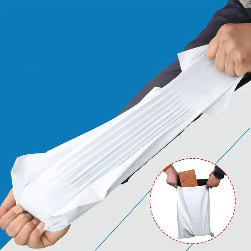 White Self Adhesive Seal Courier Bags Express Mail Envelope Storage Zpaxo