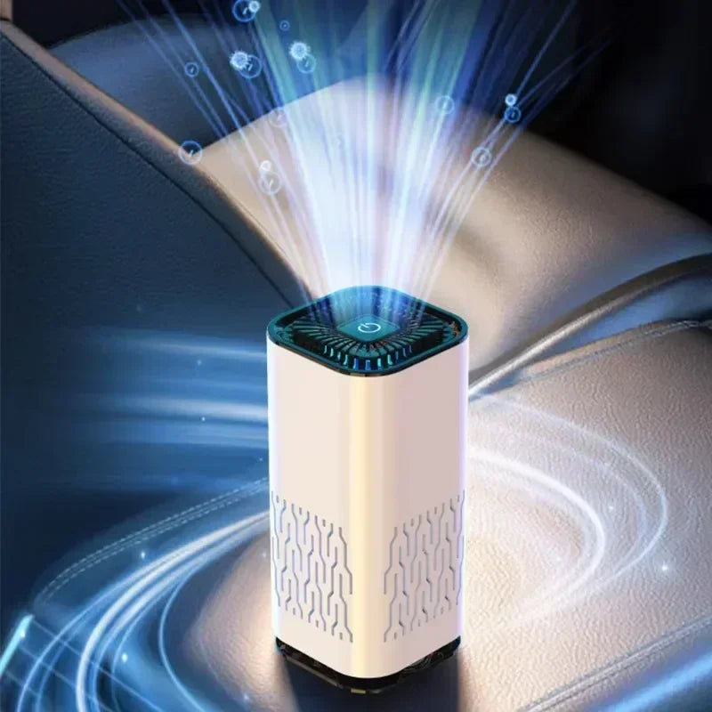 Portable HEPA Air Purifier – Smoke & Odor Filter for Car & Home