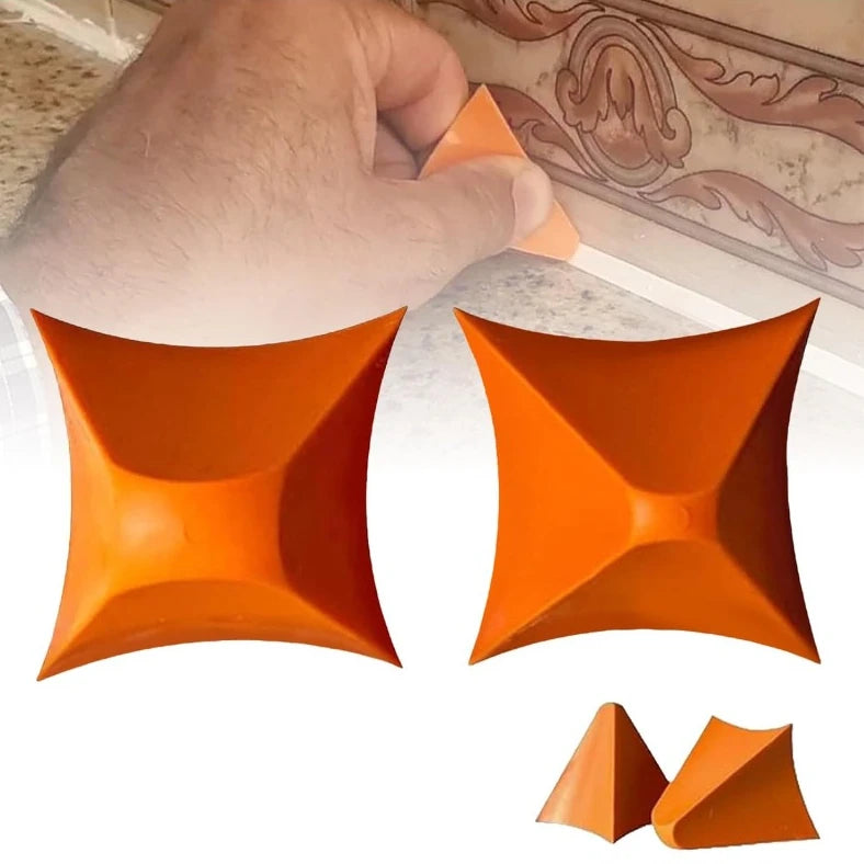 Caulk Smoothing Tool Kit – Reusable Multi-Edge Sealant Finisher