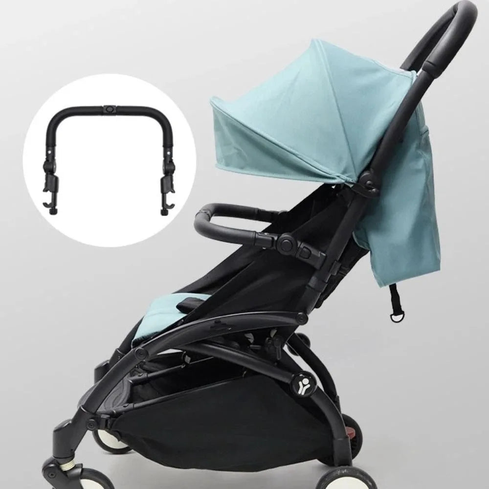 PU Cover Handle Baby Stroller Accessories Handlebar Stroller Fence Armrest Bumper Bar EVA Solid Color Pushchair Front Bumper Zpaxo