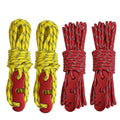 4-Set Reflective Tent Ropes & Quick-Adjust Buckles | Camping