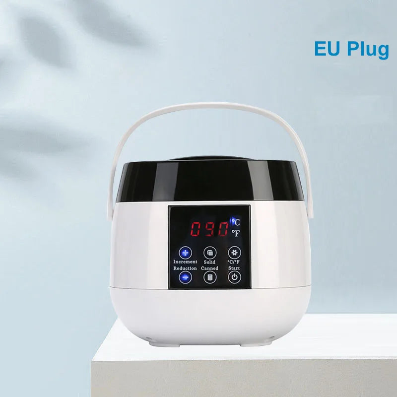 500ML Wax Heater For Hair Removal Wax Melting Warmer Pot with LCD Temperature Display Hard Wax Melter Professional Tool Zpaxo 045-W-EU