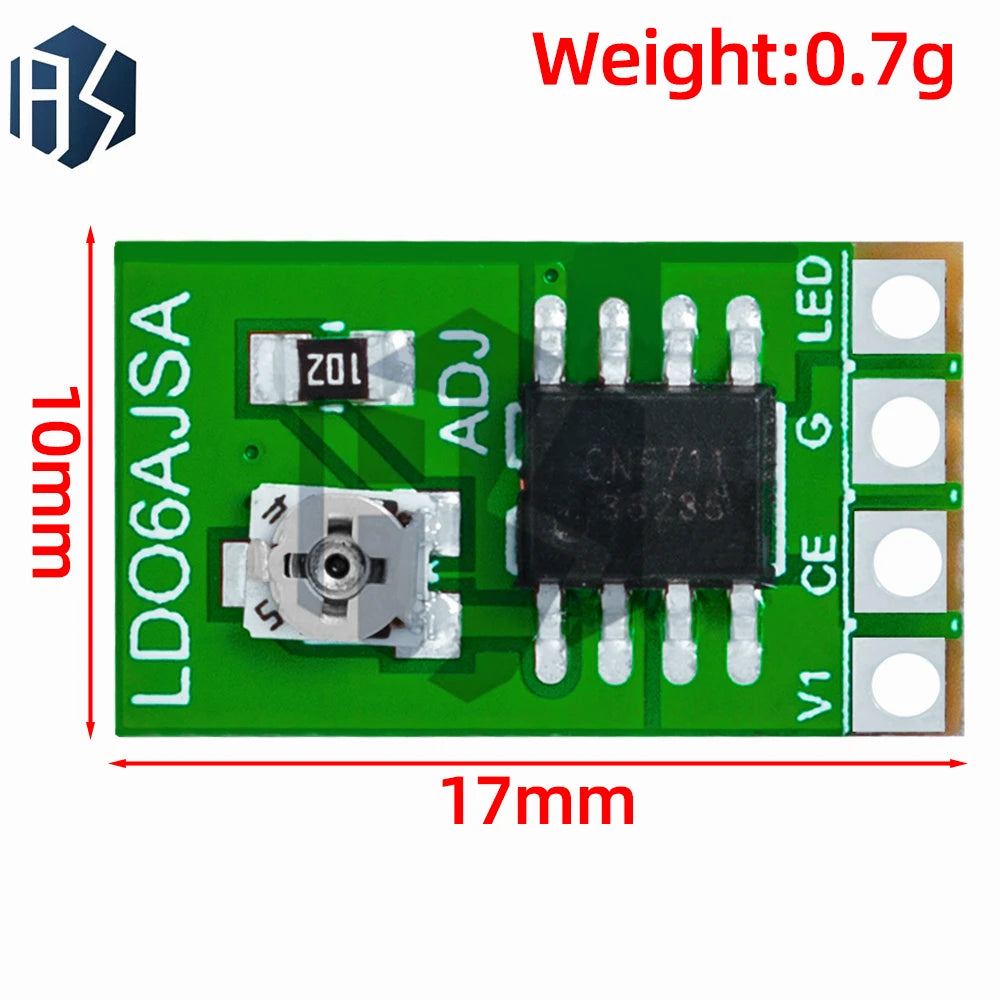 30-1500MA Adjustable Constant Current LED Driver DC 3 3V 7V 4 2V 5V Zpaxo