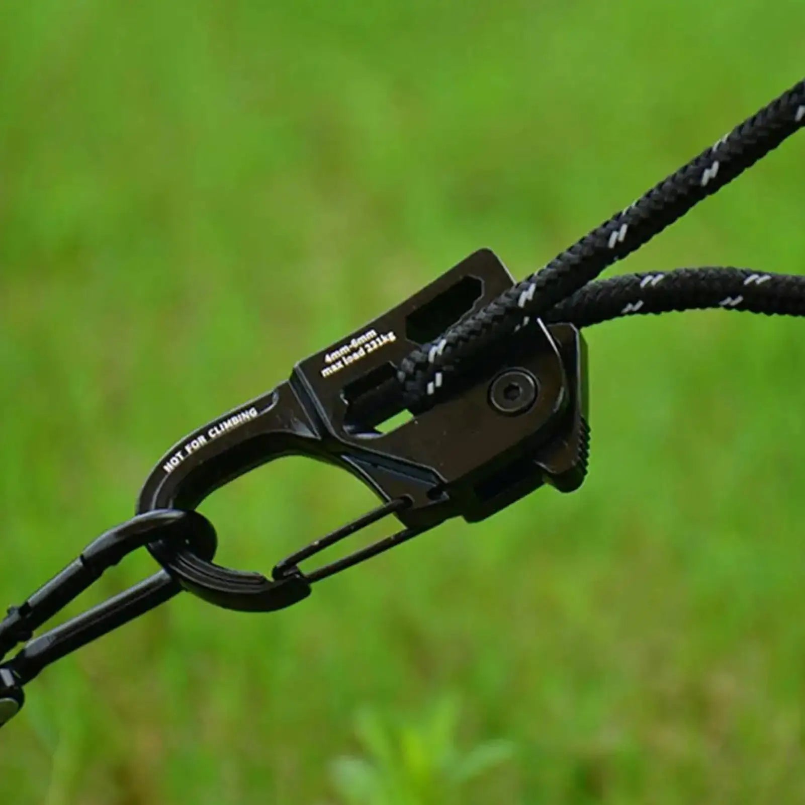 Parachute Cord Tensioner Aluminum Alloy Outdoor Tightener Lightweight