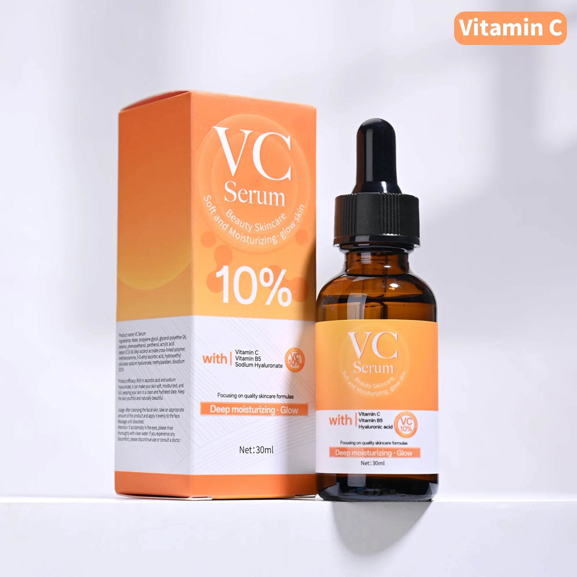 Vitamin C Face Serum – Hyaluronic Acid & Vitamin B5 Essence Vitamin C Face Serum Zpaxo