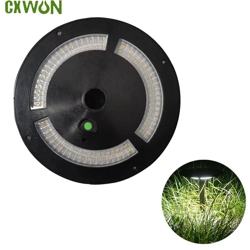 Solar Garden Lights Dual Color Always ON LED Solar Lamp for Pathway Garden Park Lighting Garden Decoration Zpaxo