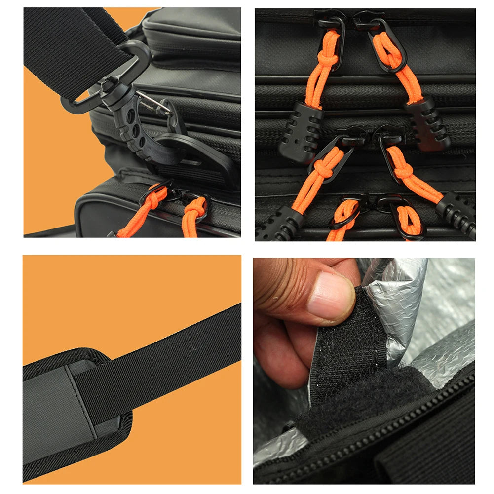 Fishing Tool Pouch Large-capacity Tackle Boxes Multi-pocket Crossbody