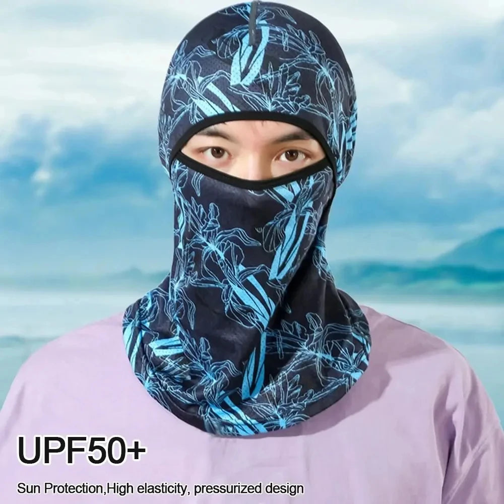 Sports Face Mask Cool Summer Ice Silk Cycling Full Hat Sun Protection
