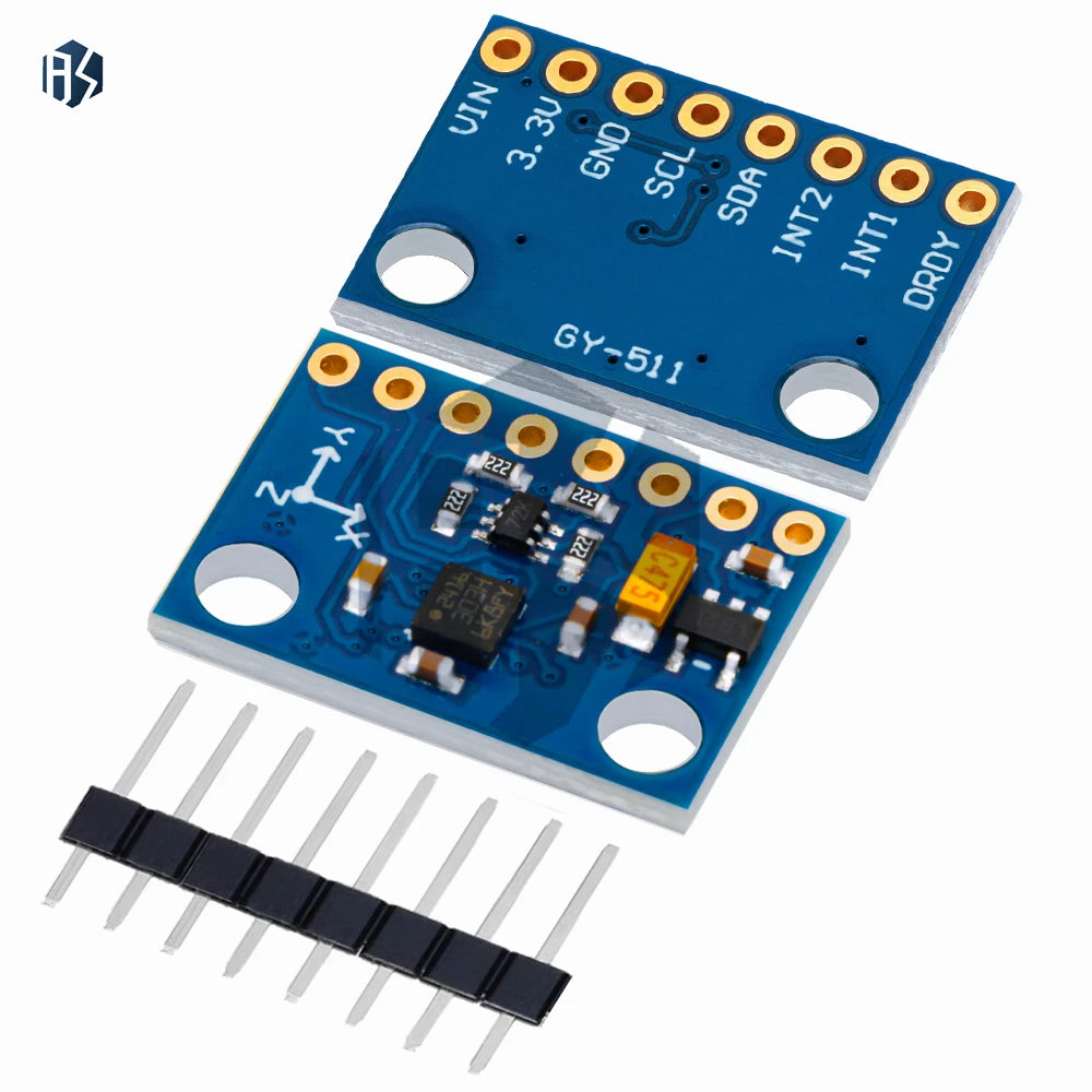 1PCS BAISHUN GY-511 LSM303DLHC Module E-Compass 3 Axis Accelerometer + 3 Axis Magnetometer Module Sensor for Arduino Zpaxo
