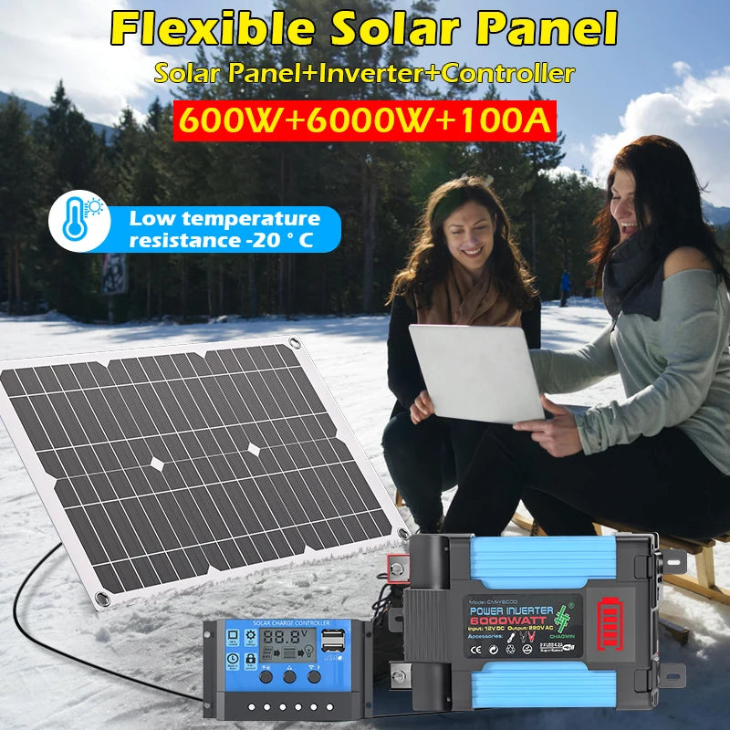 High-performance 6000W Off-grid Solar Power Full System 100A MPPT Zpaxo