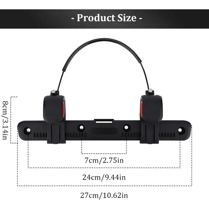 Bicycle Side Bag Buckle 360 Degree Adjustable Luggage Motorcycles