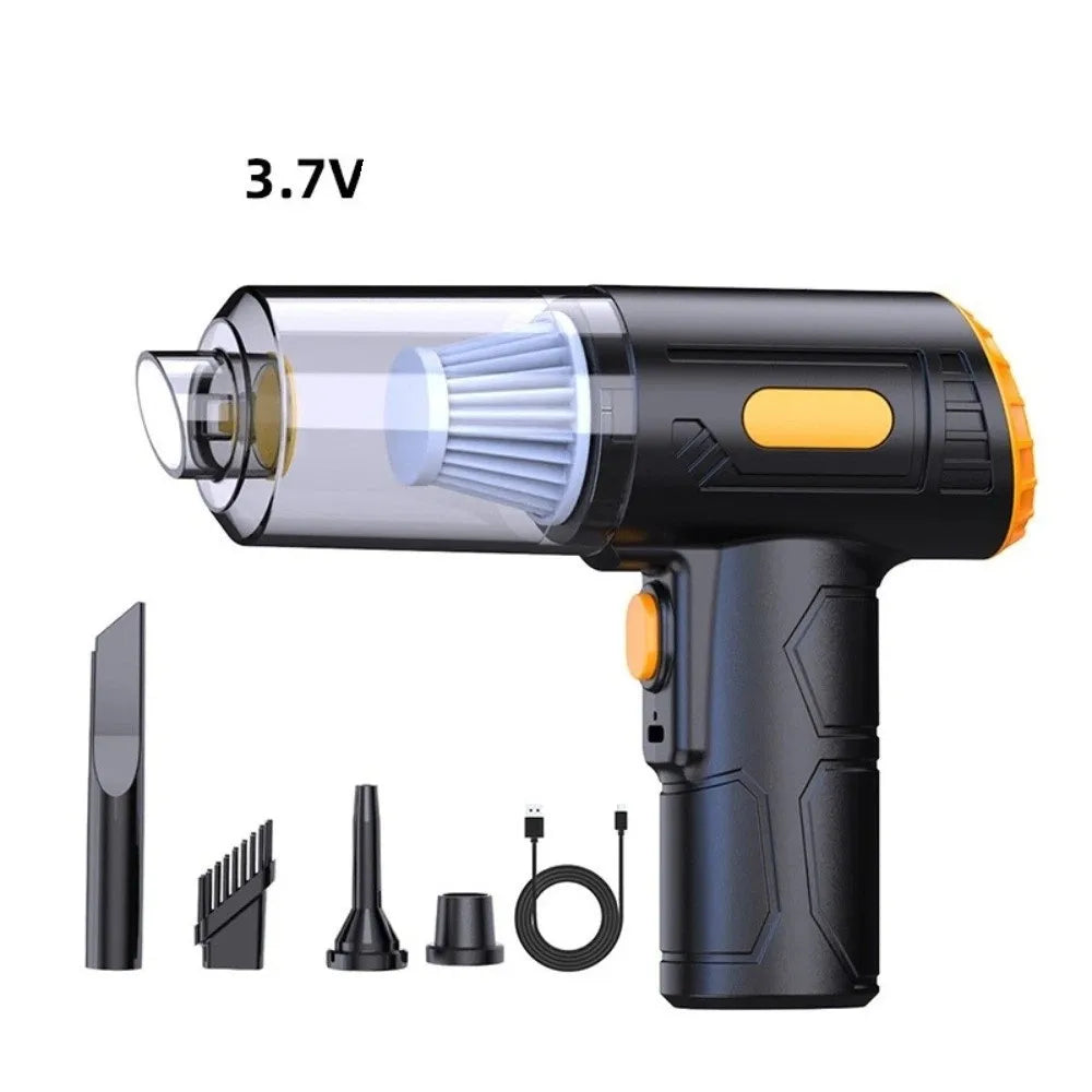 Powerful Suction Wireless Vacuum Cleaner Wet & Dry TYPE-C Fast Charge Mini Vacuum Cleaner Lightweight Durable Construction Zpaxo Style A