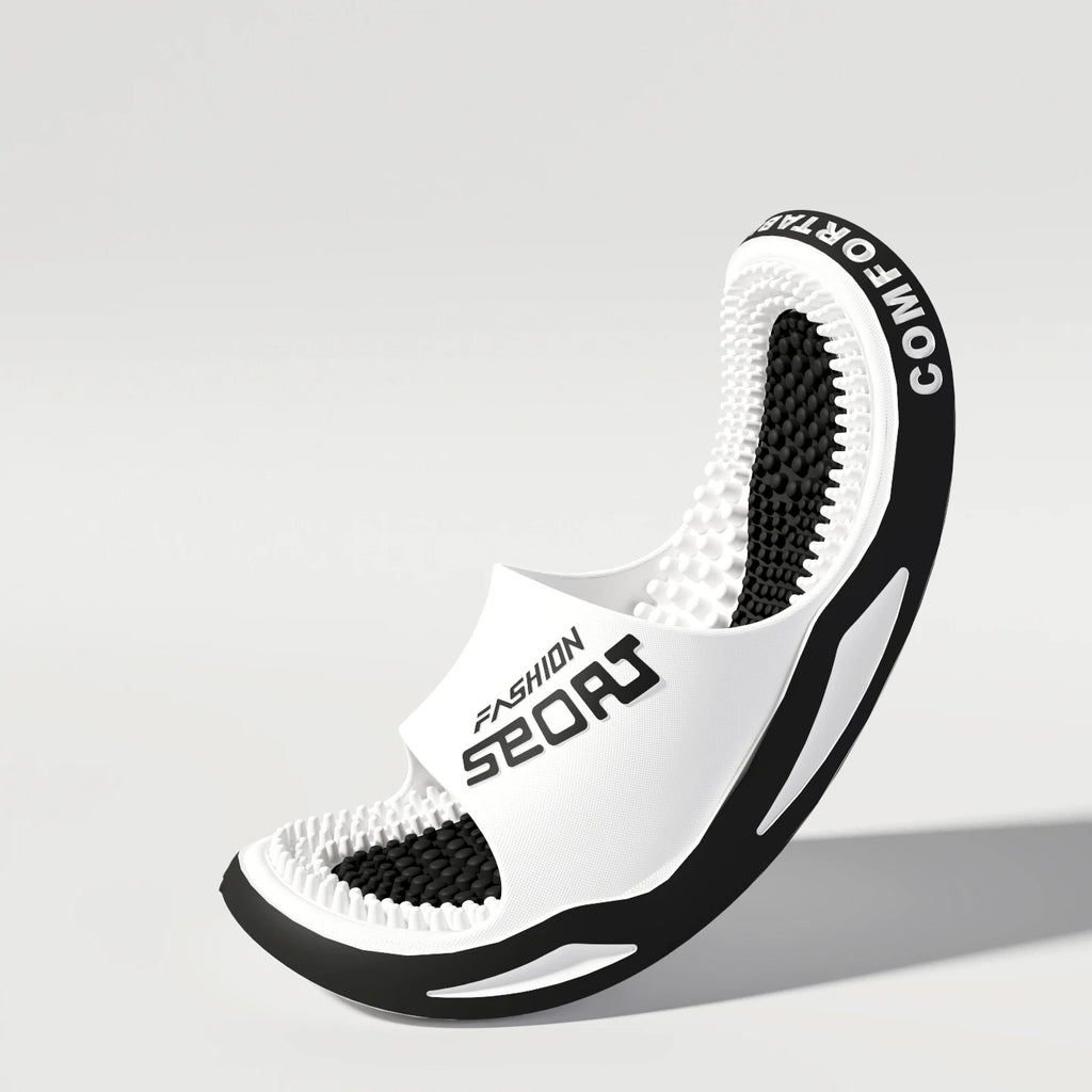 Non-slip Outdoor Men Slippers Massage Particles Soft Comfortable