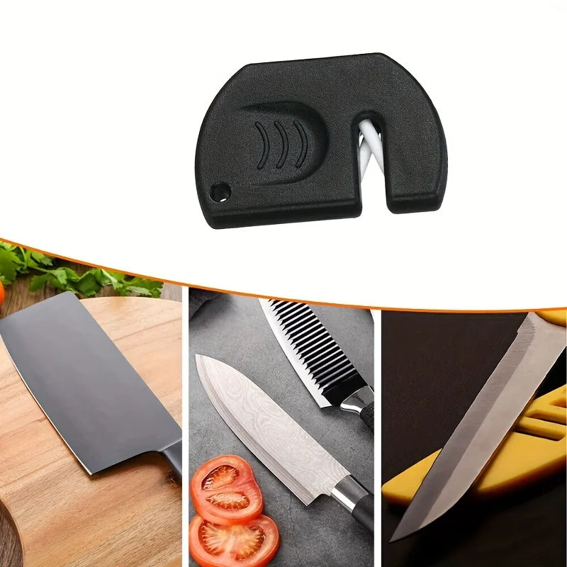 Pocket Ceramic Sharpener Keychain Knife Sharpening Tool Portable