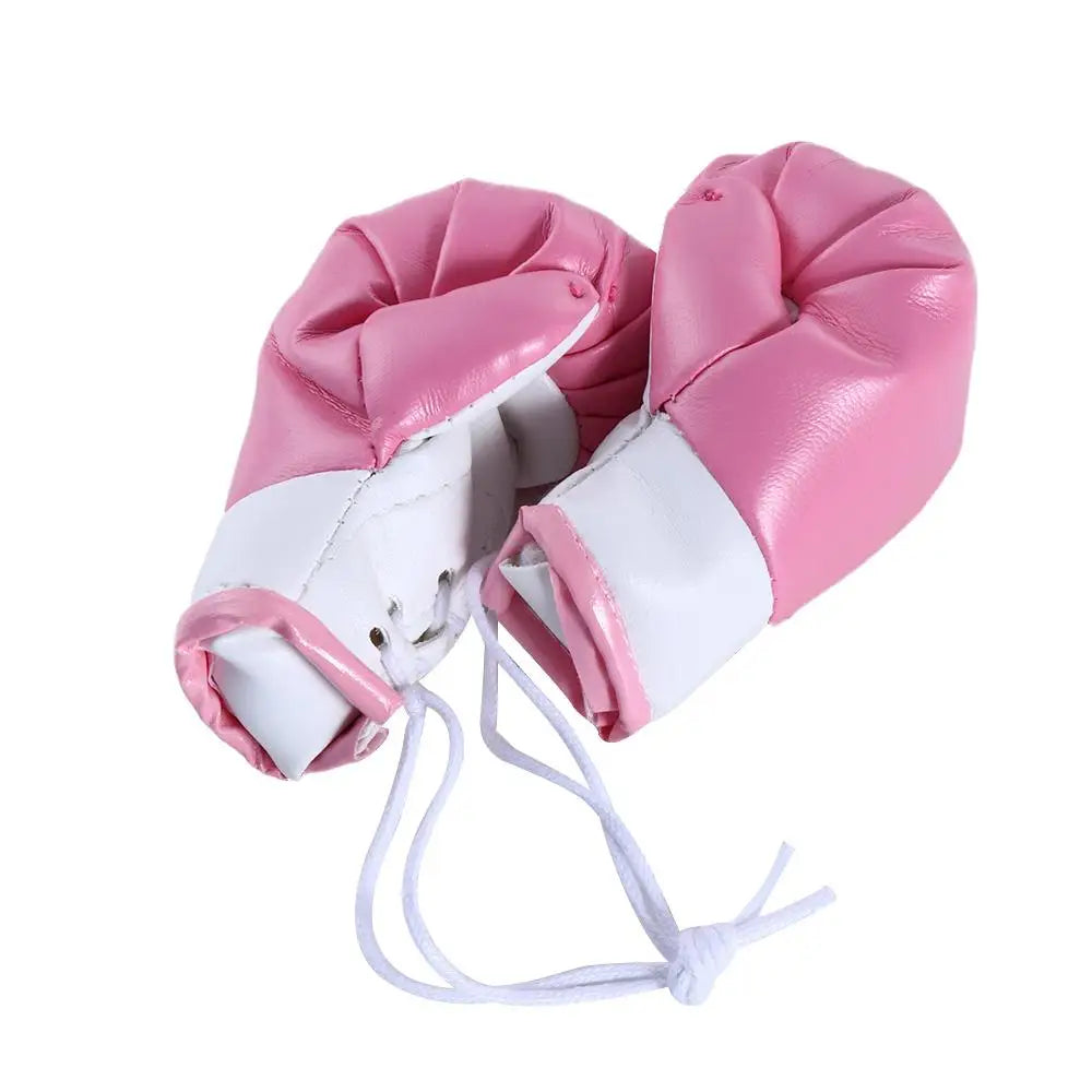 Ornaments Car Pendant Leather Miniature Punching Gloves Boxing Mini Zpaxo