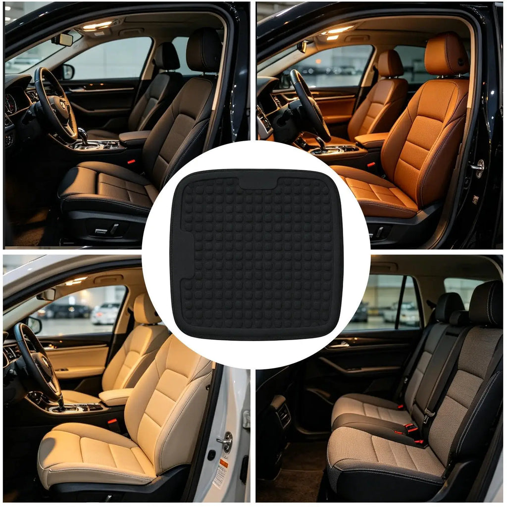 48x48cm Cooling Car Seat Cushion Honeycomb Gel Ventilated Pressure
