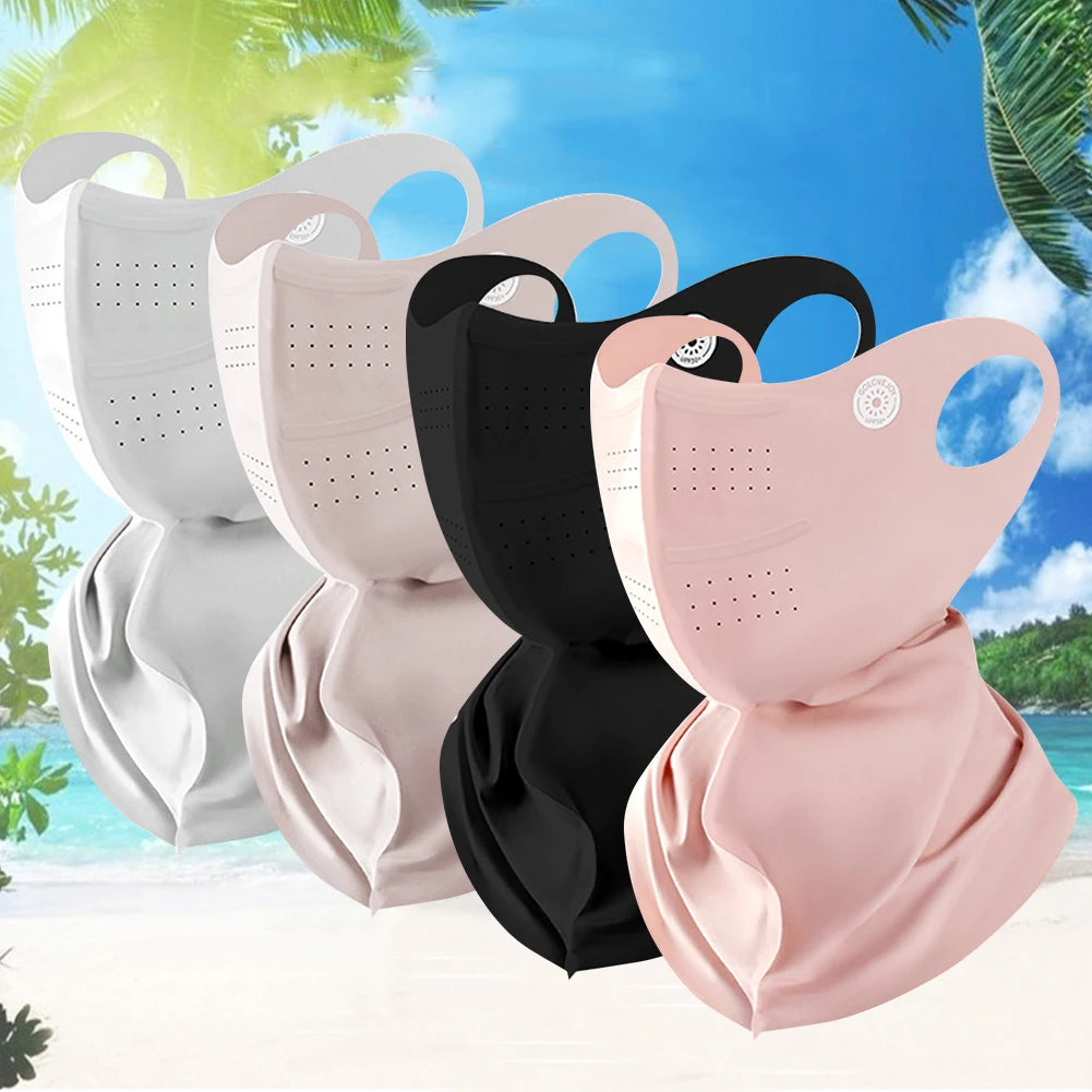 Bicycle Balaclava Protection Hanging Ear Mask Breathable Cycling Scarf Mask Windproof for Camp Hiking Zpaxo