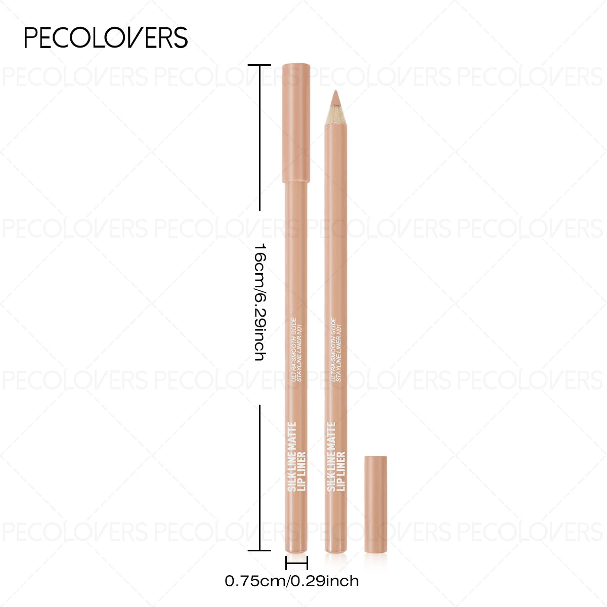 1PC Long-lasting Velvet Matte Lip Liner, Waterproof, Soft Texture, Non-stick Cup,Smooth and Easy To Apply To Create Lip Contours Zpaxo