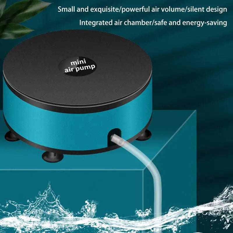 USB Mini Aquarium Air Pump Portable DC5V Small Oxygenator Low Noise Zpaxo