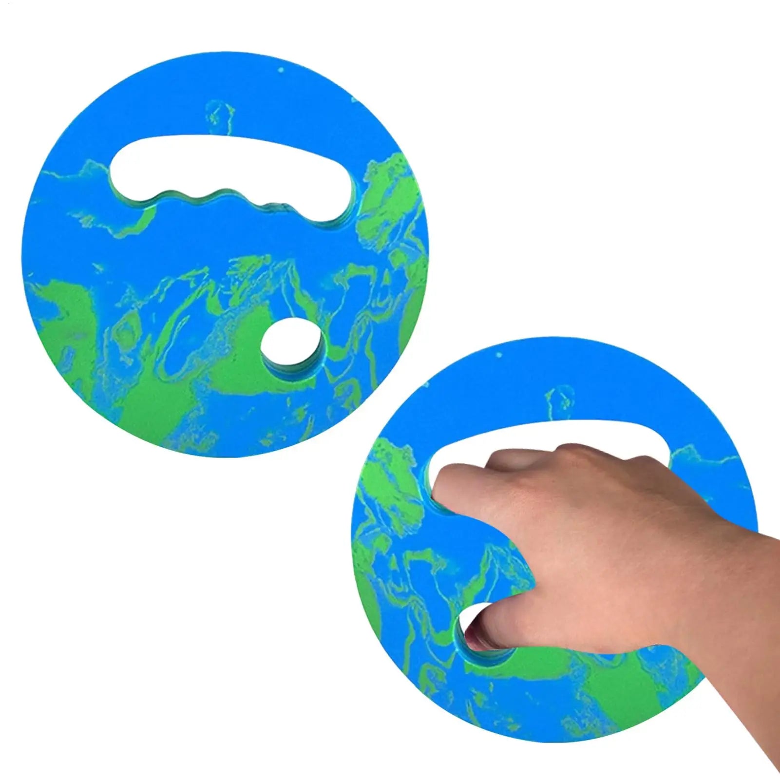 Swim Hand Paddles 2-Pack – Pool Exercise Discs for All Ages Swim Training Paddles Zpaxo